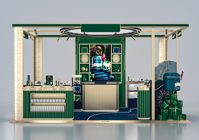 <展台设计>圣诞季巡展展台